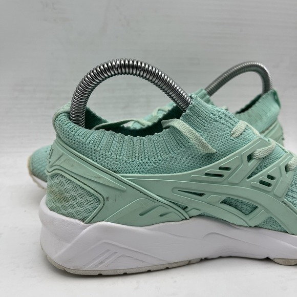 Asics Womens Gel Nimbus 24 1012B201 Green Running Shoes Sneakers Size 7 - Picture 5 of 16